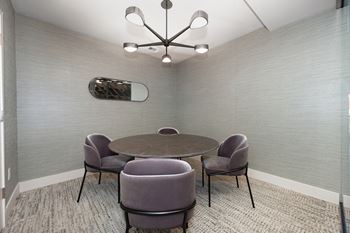 Clubhouse conference room at Track 281 Apartments, Sacramento, CA, 95811